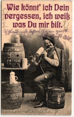 AK Deutschland Grußkarte 1908 gebraucht #PM915