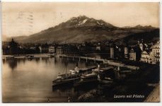 AK Luzern mit Pilatus gebraucht #PM993