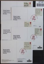 Großbritannien 3862-3871 gestempelt als Maximumkarten #IZ146