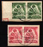 Berlin 80-81 gestempelt waagerechte Paare mit Vollstempel #JD199