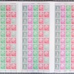 BRD Bund MHB 5 X postfrisch kompletter Bogen gefaltet #JD056