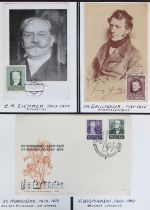 Motiv Sammlung Komponisten auf Blättern mit Beschreibung #JD611