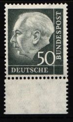 BRD Bund 189 UR postfrisch geprüft Schlegel BPP #JD660