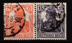 Deutsches Reich Zd W11 gestempelt Zähnung fehlerhaft wie meist im MH #JD812