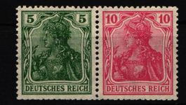 Deutsches Reich Zd W7 mit Falz #JD843
