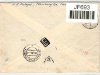 BRD Bund 305 auf Brief als Mischfrankatur waagerechtes Paar #JF693
