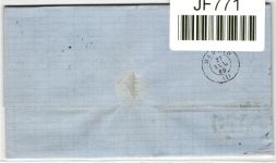 Spanien 44 auf Brief als Einzelfrankatur #JF771