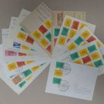DDR 1012/3 auf Brief 30 Belege mit Zusammendruck #JG097