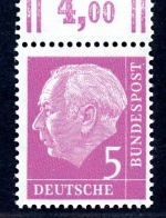 Bund Dauerserie/ DS Heuss I 179 y W OR postfrisch geprüft #JE817