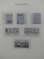 Vereinte Nationen bis 1982 postfrisch teilbesammelt im Borek Binder #LX807