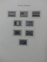Vereinte Nationen bis 1982 postfrisch teilbesammelt im Borek Binder #LX807