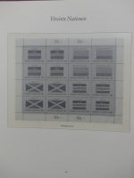 Vereinte Nationen bis 1982 postfrisch teilbesammelt im Borek Binder #LX807