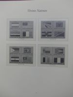 Vereinte Nationen bis 1982 postfrisch teilbesammelt im Borek Binder #LX807