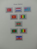 Vereinte Nationen bis 1982 postfrisch teilbesammelt im Borek Binder #LX807