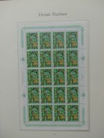 Vereinte Nationen bis 1982 postfrisch teilbesammelt im Borek Binder #LX807