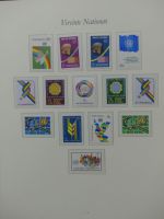 Vereinte Nationen bis 1982 postfrisch teilbesammelt im Borek Binder #LX807