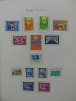 Vereinte Nationen bis 1982 postfrisch teilbesammelt im Borek Binder #LX807