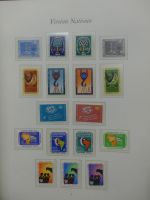Vereinte Nationen bis 1982 postfrisch teilbesammelt im Borek Binder #LX807