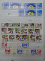 DDR Lagerbuch Zusammendrucke dual besammelt im Einsteckalbum #LX876