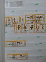 DDR Lagerbuch Zusammendrucke dual besammelt im Einsteckalbum #LX876