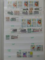 DDR Lagerbuch Zusammendrucke dual besammelt im Einsteckalbum #LX876