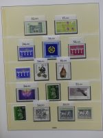 BRD Bund ab 1977 postfrisch besammelt im Lindner T Vordruck #LX924