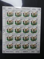 Jersy Kleinbögen postfrisch besammelt im Kabe Binder #LX989
