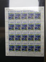Jersy Kleinbögen postfrisch besammelt im Kabe Binder #LX989