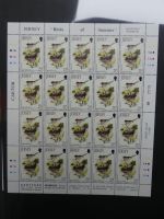 Jersy Kleinbögen postfrisch besammelt im Kabe Binder #LX989