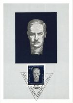 DDR 606-08, 635-639 auf Ausstellungskarte Maximumkarte, orginal Folder #JQ195