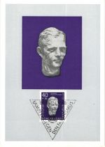 DDR 606-08, 635-639 auf Ausstellungskarte Maximumkarte, orginal Folder #JQ195