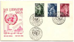 Jugoslawien 714-716 als Ersttagsbrief #JP797