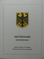 BRD Bund Lager Ecken und zentr. Vesandstellenstempel im Einsteck Album #LY968