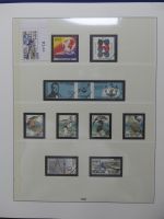 BRD Bund Lager Ecken und zentr. Vesandstellenstempel im Einsteck Album #LY968
