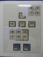 BRD Bund Lager Ecken und zentr. Vesandstellenstempel im Einsteck Album #LY968
