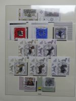 BRD Bund Lager Ecken und zentr. Vesandstellenstempel im Einsteck Album #LY968