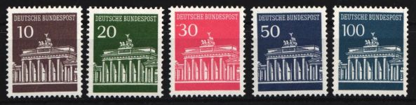 BRD Bund 506w R-510w R postfrisch Rollenmarken mit Planatol Gummierumg #JP961