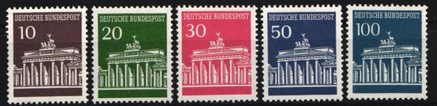 BRD Bund 506v R-510v R postfrisch Rollenmarken #JP962