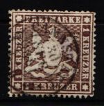 Württemberg 16y gestempelt signiert Rohn, leichte Mängel #JT203