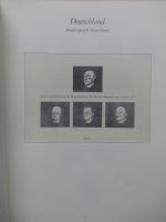 BRD Bund ab Anfängen teilbesammelt im Einsteckalbum #LY167