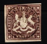 Württemberg 11a gestempelt geprüft Irtenkauf BPP #JX051