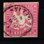 Württemberg 14a gestempelt geprüft Irtenkauf BPP #JX054