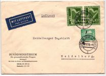 Berlin 72 auf Brief als Mischfrankatur portogerecht #JX062