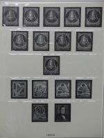 Berlin ab 1955-1985 postfrisch besammelt, Text ab 50 im Lindner Vordruck #LY179