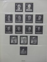 Berlin ab 1955-1985 postfrisch besammelt, Text ab 50 im Lindner Vordruck #LY179