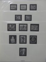 Berlin ab 1955-1985 postfrisch besammelt, Text ab 50 im Lindner Vordruck #LY179