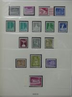 Berlin ab 1955-1985 postfrisch besammelt, Text ab 50 im Lindner Vordruck #LY179