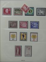 Berlin ab 1955-1985 postfrisch besammelt, Text ab 50 im Lindner Vordruck #LY179