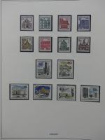Berlin ab 1955-1985 postfrisch besammelt, Text ab 50 im Lindner Vordruck #LY179