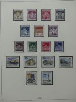 Berlin ab 1955-1985 postfrisch besammelt, Text ab 50 im Lindner Vordruck #LY179